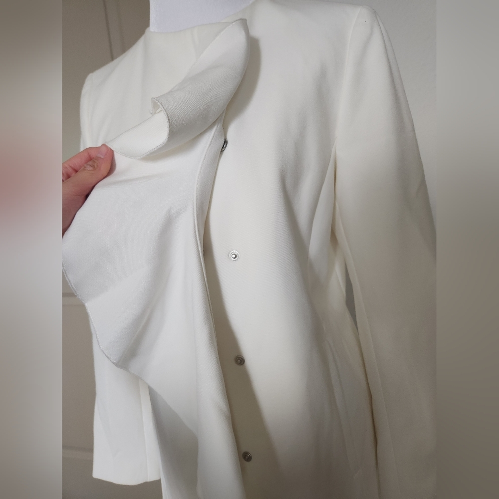Zara Ruffled Coat - Picture 2 of 4